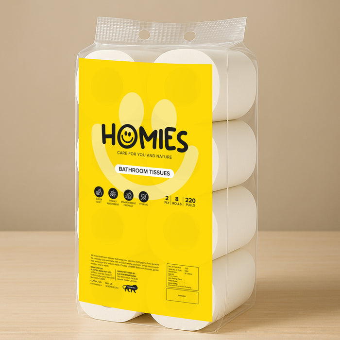 Bathroom Tissue Roll for Everyday Use- Toilet Paper Rolls