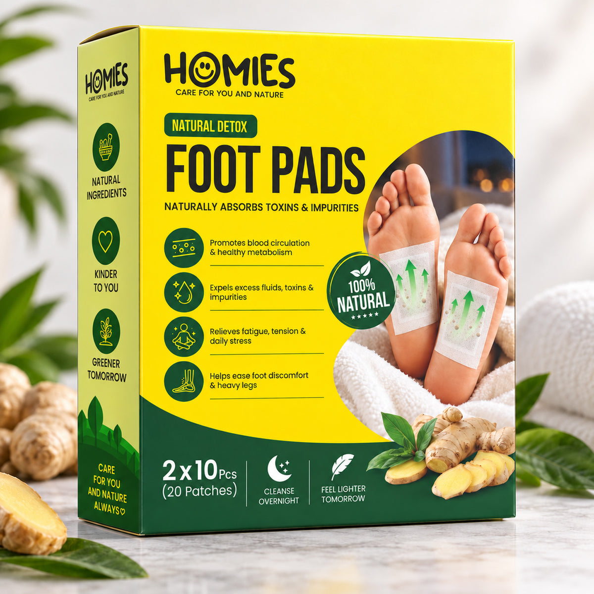 Homies Foot Pads – Pack of 20