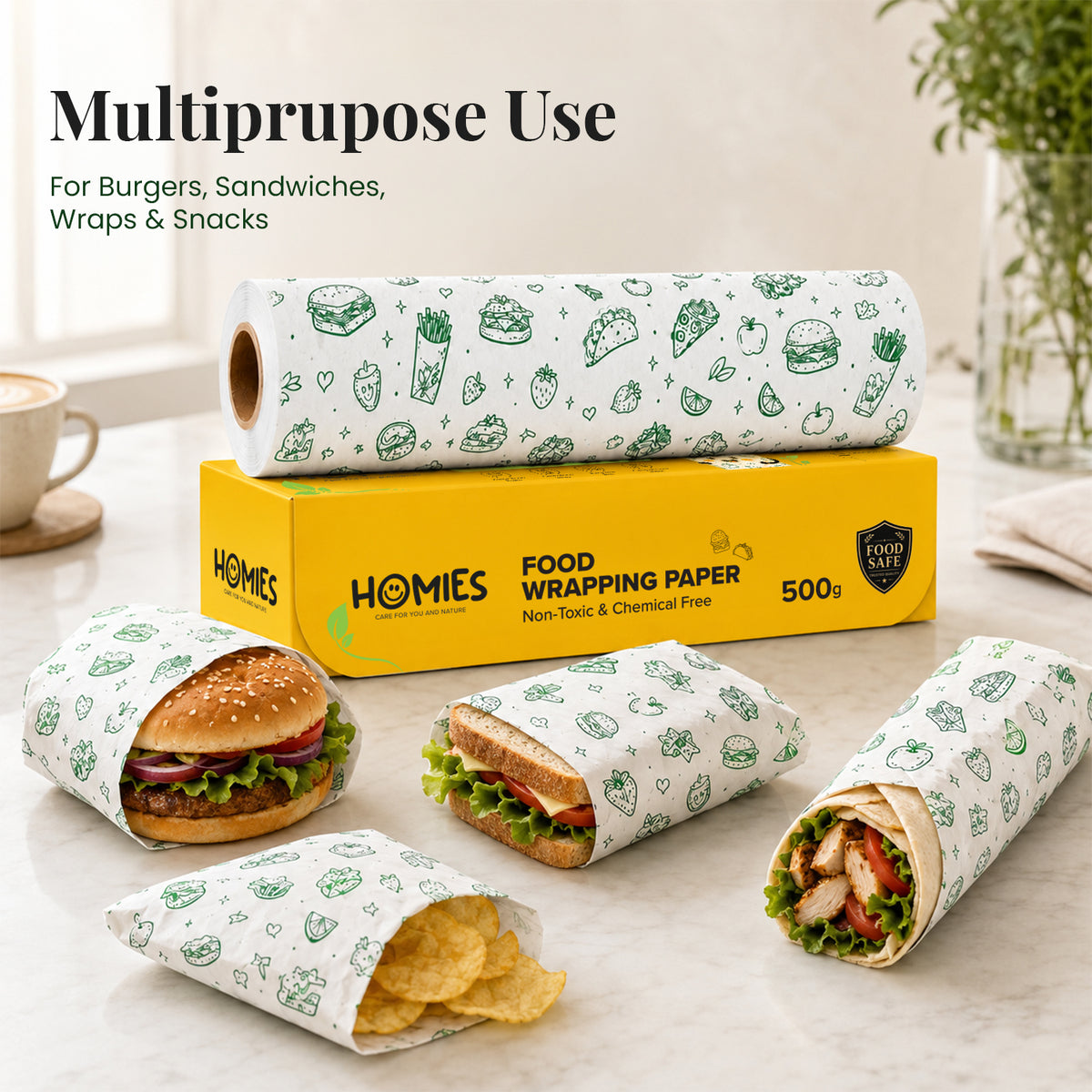 Food Wrapping Paper for Kitchen Use (50 m)