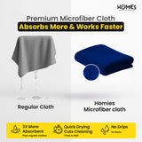 Microfiber Cleaning Cloth for Car, Bike & Home – 350 GSM