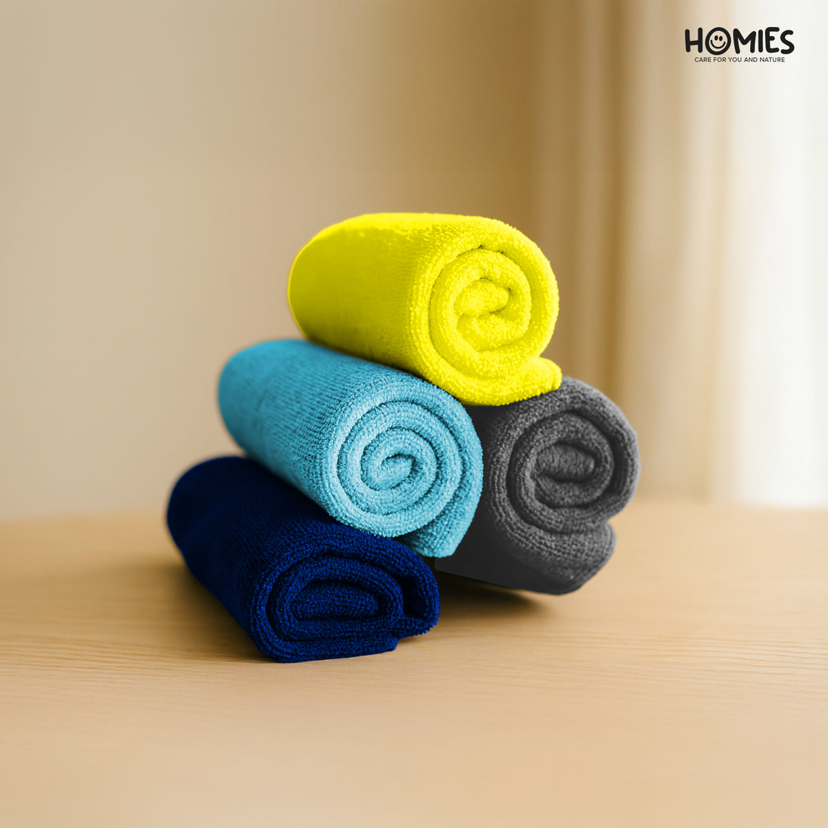 Microfiber Cleaning Cloth for Car, Bike & Home – 350 GSM