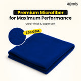 Microfiber Cleaning Cloth for Car, Bike & Home – 350 GSM