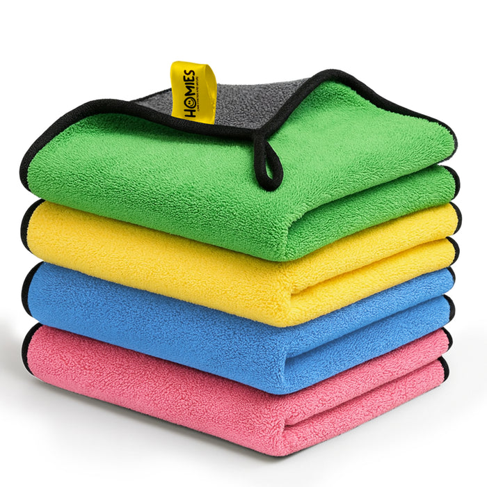 Microfiber Cleaning Cloth for Car, Bike & Home - 500GSM