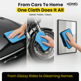 Microfiber Cleaning Cloth for Car, Bike & Home - 500GSM