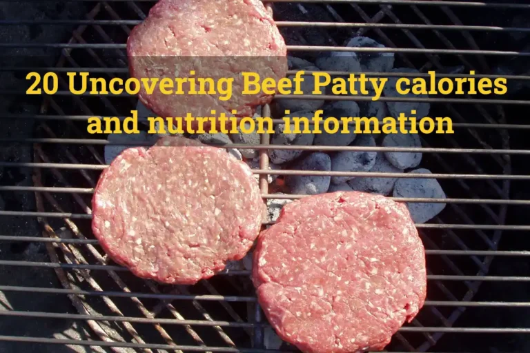 Beef patty Calories - Featured Image